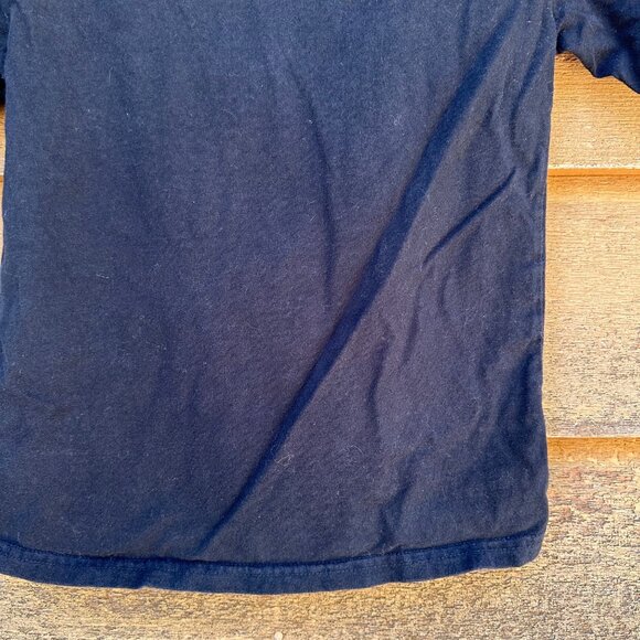 Black Boys M (8) T-Shirt With Neon Green Glow-In-The-Dark Skull Graphic 100% Cot - Picture 11 of 12